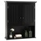 Costway Wall Mount Bathroom Cabinet Wooden Medicine Cabinet Storage Organizer